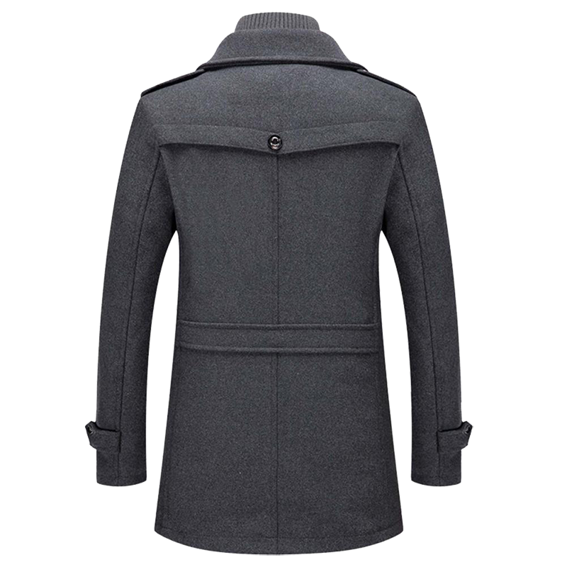 Men's Coat with Tailored Fit and Practical Pockets | M&B - 2 - Modern britwear