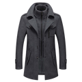 Men's Coat with Tailored Fit and Practical Pockets | M&B - 3 - Modern britwear