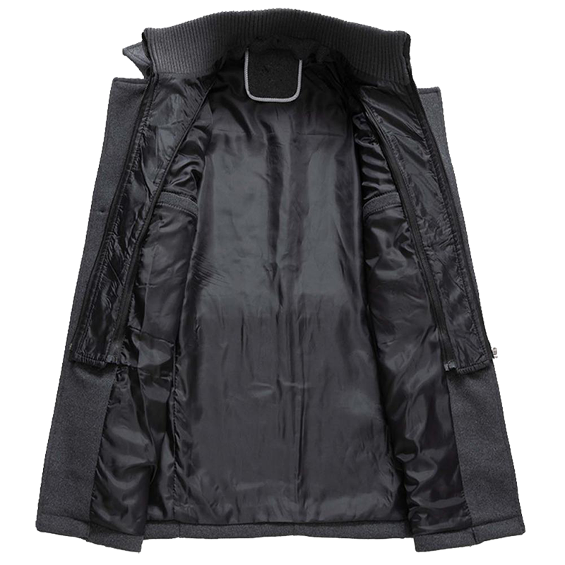 Men's Coat with Tailored Fit and Practical Pockets | M&B - 4 - Modern britwear