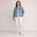 Light Wash Classic Denim Trucker Jacket