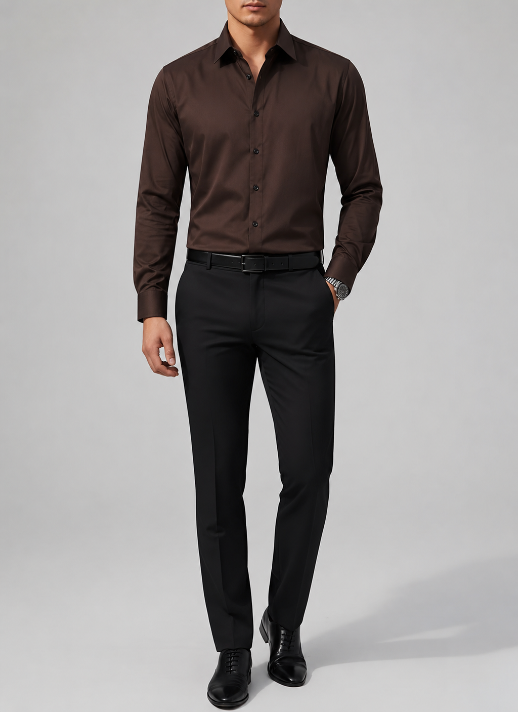 Nico – Elegancka męska koszula z długim rękawem - Image 7