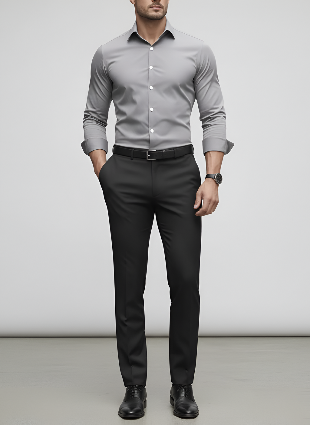 Nico – Elegancka męska koszula z długim rękawem - Image 8