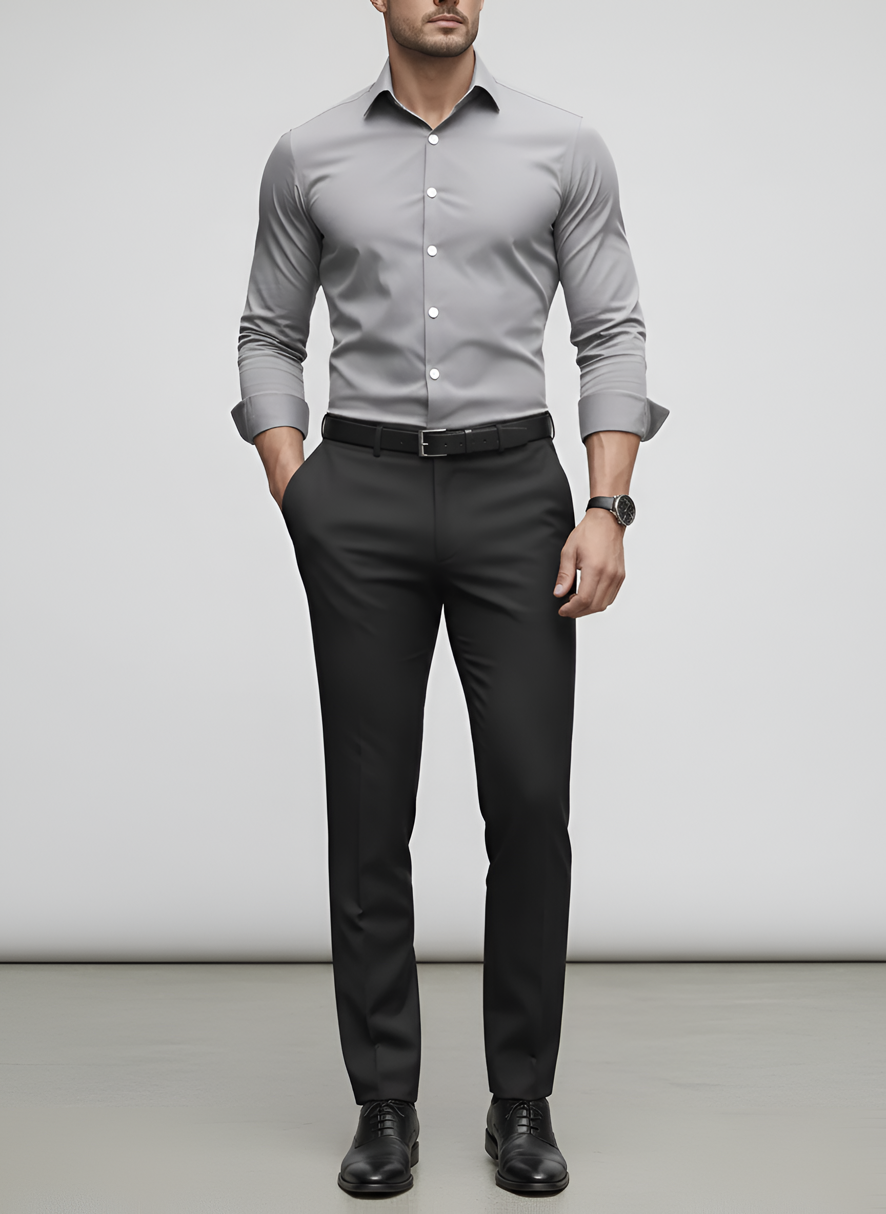 Nico – Elegancka męska koszula z długim rękawem - Image 8