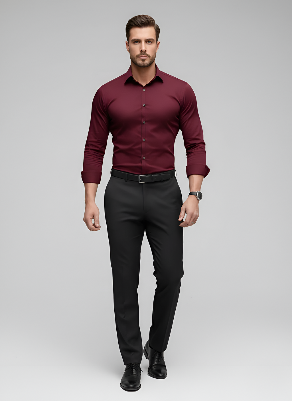 Nico – Elegancka męska koszula z długim rękawem - Image 6
