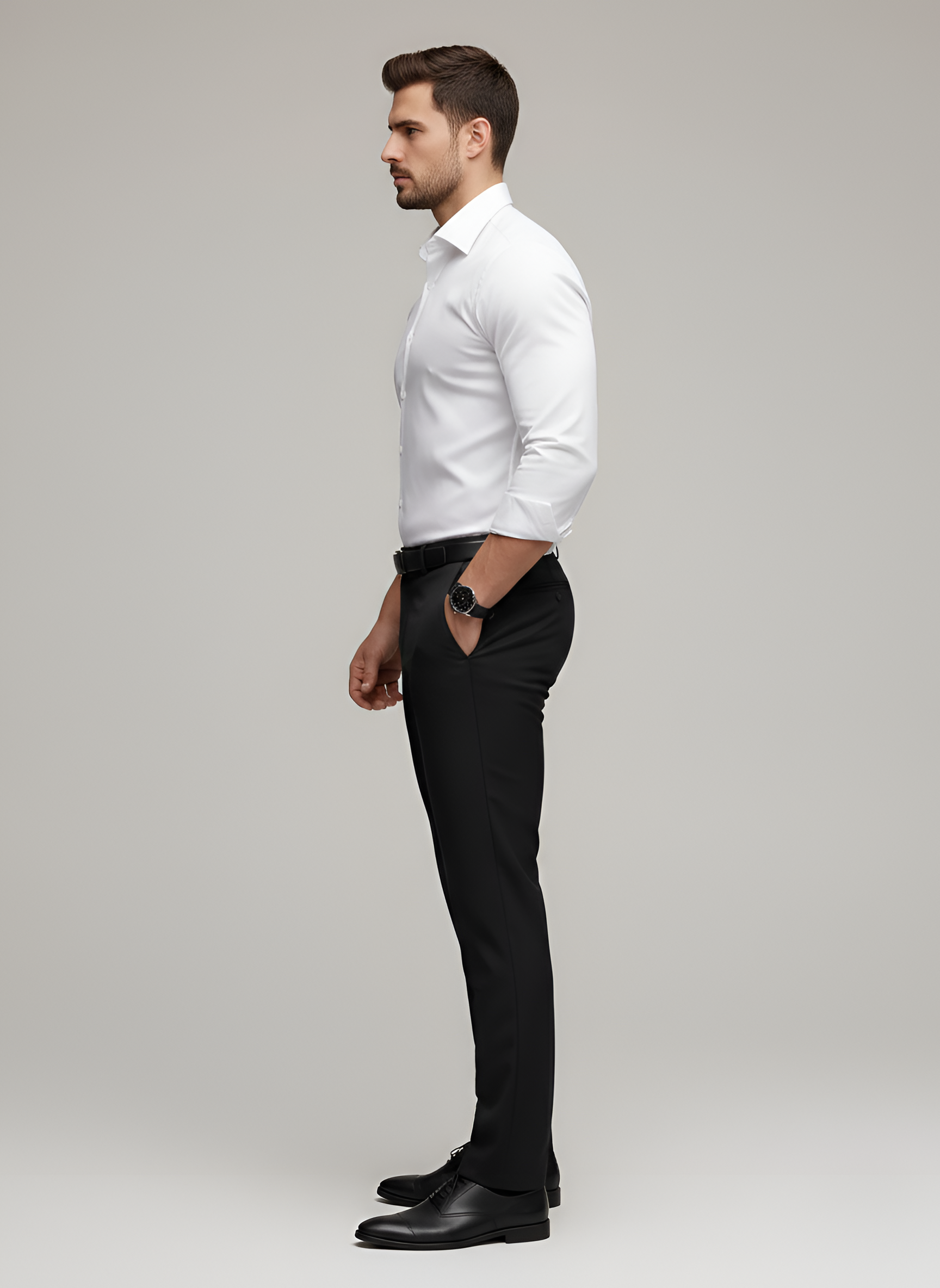 Nico – Elegancka męska koszula z długim rękawem - Image 2
