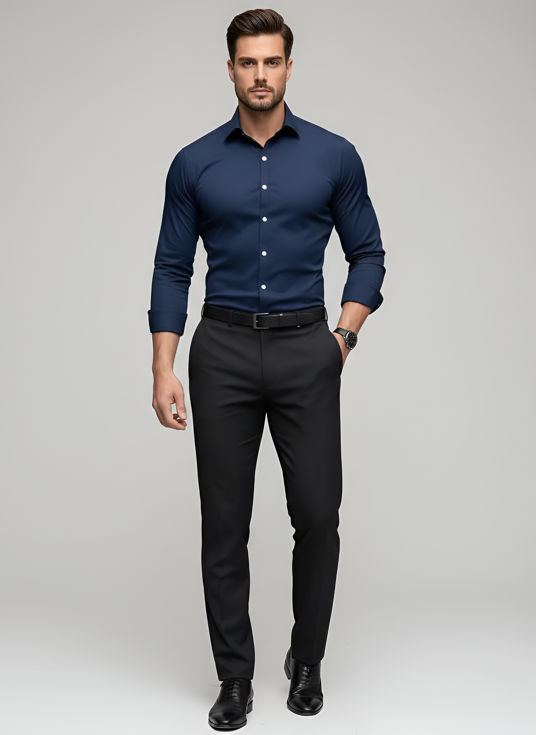 Nico – Elegancka męska koszula z długim rękawem - Image 5
