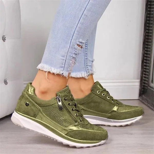 Sofia – Damskie buty ortopedyczne z zamkiem i sznurowaniem - Image 3